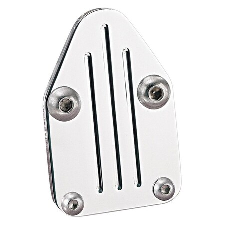 Billet Specialties 41120 Polished Fuel Pump Block Off for Small Block Chevy BSP41120