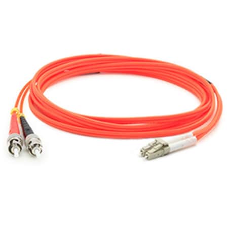 Skilledpower 2 m LC Male to ST Male OM1 Duplex LSZH Multi-Mode Fiber Patch Cable, Orange SK828235