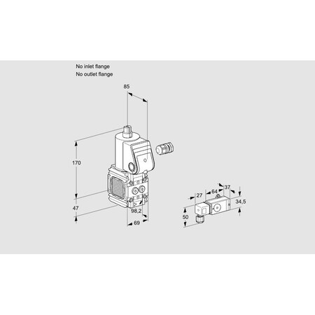 Honeywell Kromschroder VAS2-/NW KS88018083