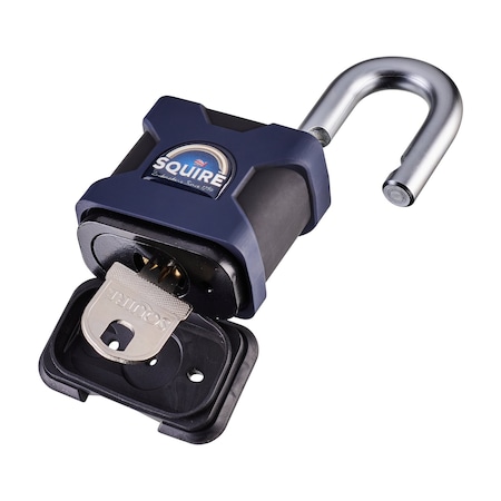 Squire Stronghold SS50S Premium Open Shackle Padlock, Boron Steel, Heavy Duty SQ-SS50S