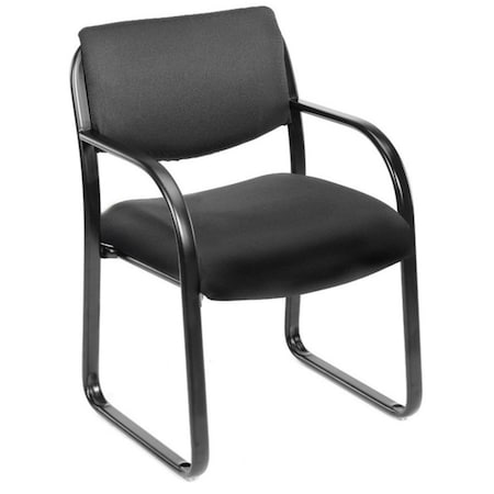 Boss Frame Chair, Black Seat, Black Back, 23 in W 24 1/2 in L 34 1/2 in H, Fixed B9521-BK