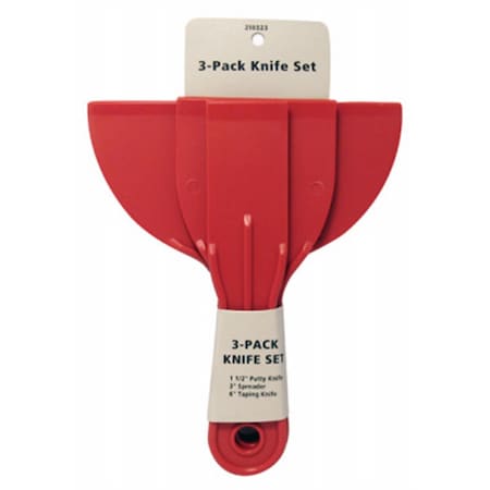 Red Devil Master Painter Plastic Putty Knife Set, 3PK RE577928