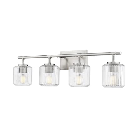 Z-Lite 4 Light Vanity in Brushed Nickel 7515-4V-BN