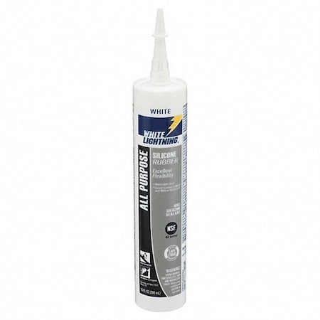 Krylon White Lightning All Purpose Silicone Rubber RTVWhite W11120010