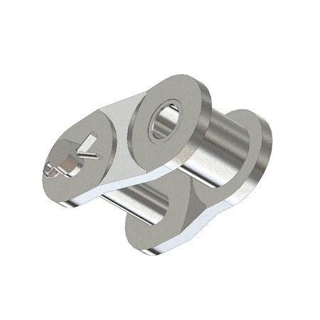 Senqcia Hi-Max Single Strand Cottd Off Link, 40NP chain, .5P, .85 OAW, .156 Pin, Stl 40NPHMOL