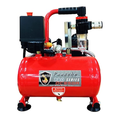 Paasche 1 HP Compressor with Tank, Regulator & Moisture Trap DC950R