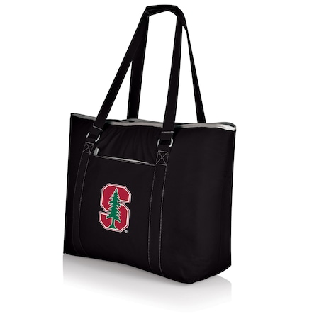 Picnic Time Family Of Brands NCAA Stanford Cardinal Tahoe XL Tote Cooler Bag - Soft Cooler Bag - Picnic Cooler, Black 598-00-175-534-0