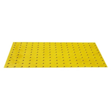 Ada Solutions ADA Cast-In-Place Replaceable Truncated Dome 2' x 5' Federal Yellow 2460NV11REPY