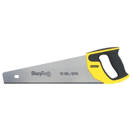 Stanley SharpTooth 15 in. Steel Hand Saw 11 TPI 1 pc 20-526