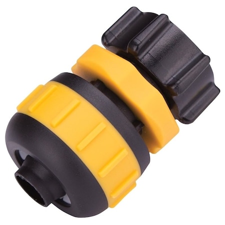 Landscapers Select Hose Coupling, 5/8 to 3/4 in, Female, Plastic, Yellow and Black GC629