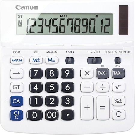 Canon TX-220TSII Portable Display Calculator, 12-Digit, LCD 0633C001