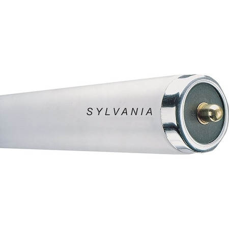 Sylvania Fluorescent Bulb, 75 W, T12 Lamp, Single Pin Lamp Base, 3872 Lumens, 4100 K Color Temp, Cool White Light 29489