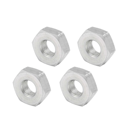 Allstar Performance 0.5 in. 20 Left Hand Aluminum Jam Nuts, 4PK ALL18279