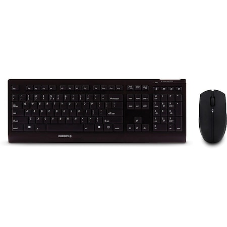 Cherry Wireless 104+4 Keys Black 128 Bit Aes En JD-0410EU-2