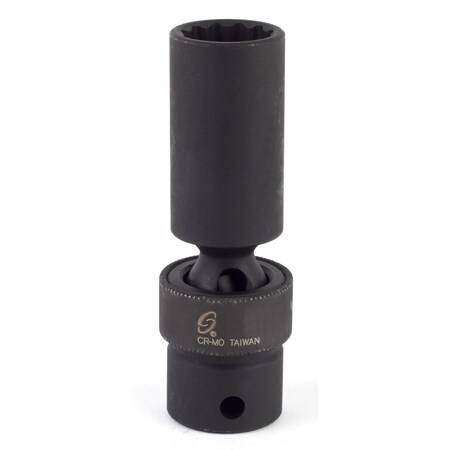 Sunex 3/8 inDr 11/16 in12Pt Sae Dp Unv S 322ZUD
