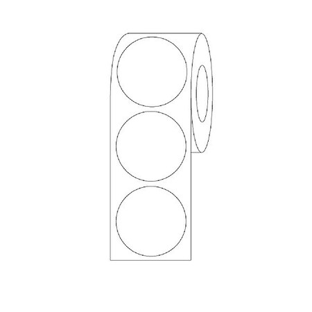 Zoro Select Cyro Label, White, Polypropylene GRAING- C110