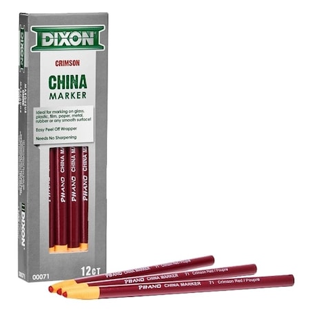 Dixon Ticonderoga MARKER CHINA RED PHANO 71