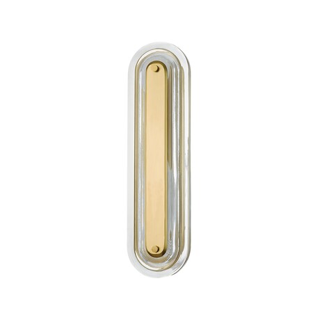 Hudson Valley Lighting Pembrooke & Ives X Litton 1 Light Wall Sconce 21.25 In. Aged Brass PI1898101S-AGB