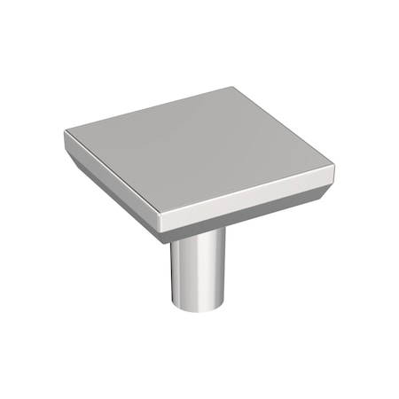 Amerock Chamfered Edge 1-1/16 inch (27mm) Length Polished Chrome Cabinet Knob, 25PK 25VMP3702826