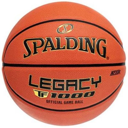 Spalding 28.5 in. Legacy NFHS Indoor Game Basketball, Orange 1457055