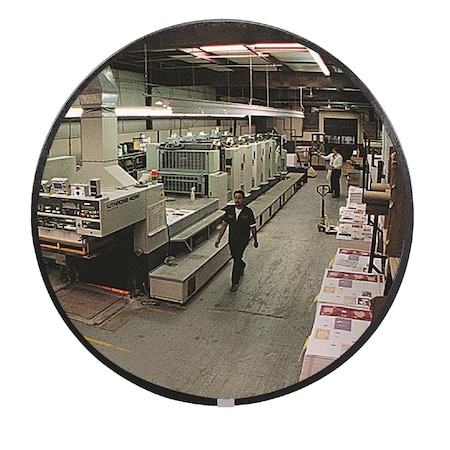 See All Industries Mirror, Convex, Indoor, Scratch Resistant 18in HPLX18