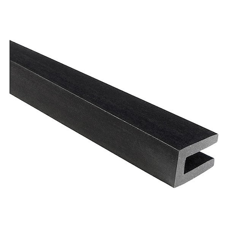 Trim Lok Inc Rubber Edge Trim, Black, 250 ft L X2005-250