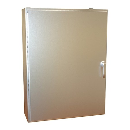 Hammond Handle Electrical Enclosure, 48 in H, 12 in D, 36 in W, 12, 13, 3R, 4, 4X, Stainless Steel HW483612SSHK