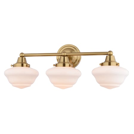 Vaxcel Eastgate 3-Light Bathroom Light, Gold W0560