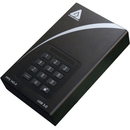 Apricorn FIPS VALIDATED, 4TB USB3.0 256B ENCRYPTN ADT-3PL256F-4000