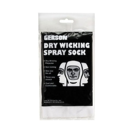 Gerson Heavy Weight Spray Socks, Universal, Heavy Weight, White, Dry-Wick Polyester 070195B