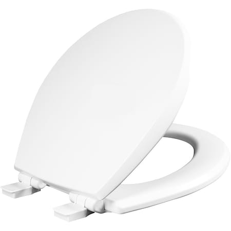 Bemis TOILET SEAT RND WOOD WH 47SLOW-000