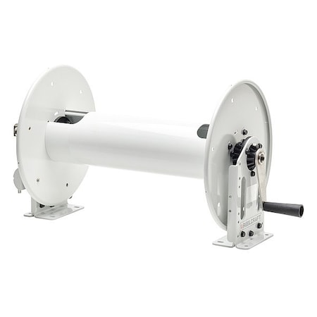 Reelcraft Hand Crank Hose Reel, Gray, 25 lb C23022 H