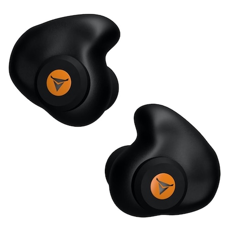 Decibullz Custom Molded Percussive Shooting Filters Earplugs, Black DBZ-PSF-BK
