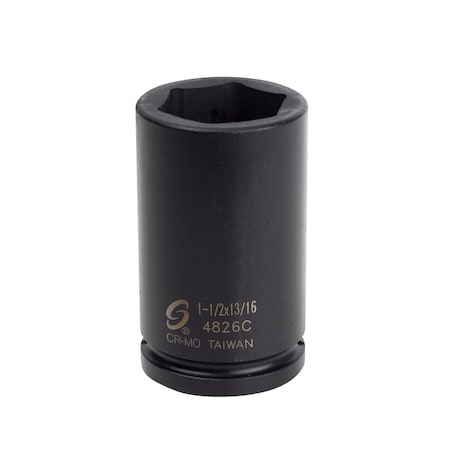 Sunex 3/4 in Drive 1-1/2 X 13/16 in Budd Wheel Impact Socket Combination 4826C