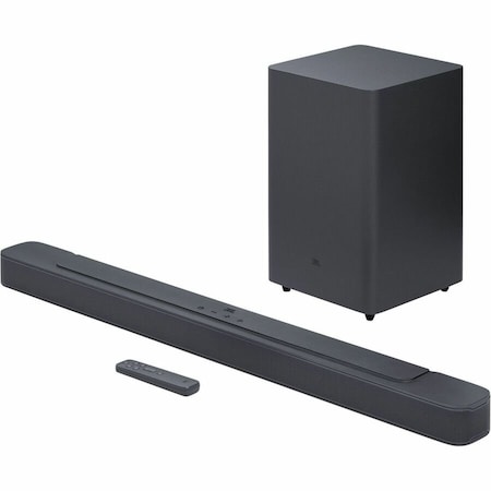 Jbl Bar 2.1 Deep Bass Mk2 Wireless Soundbar And Subwoofer, Black JBL2GBAR21DB2BLKAM