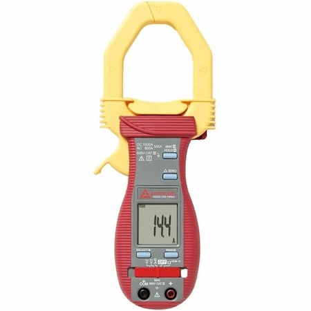 Amprobe Digital Clamp Meter, LCD, 800 A, 2.0 in (51 mm) Jaw Capacity, CAT III 600V Safety Rating ACDC-100