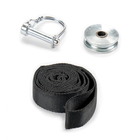 Warn UTV Snow Plow Mount Control Pulley with Lock Pin and Termination Strap 109288