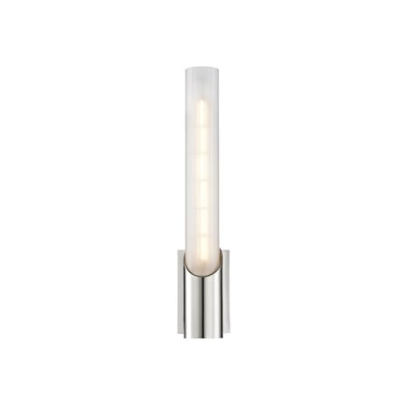 Hudson Valley Lighting Pylon 1 Light Wall Sconce 2.75 In. Polished Nickel 2141-PN