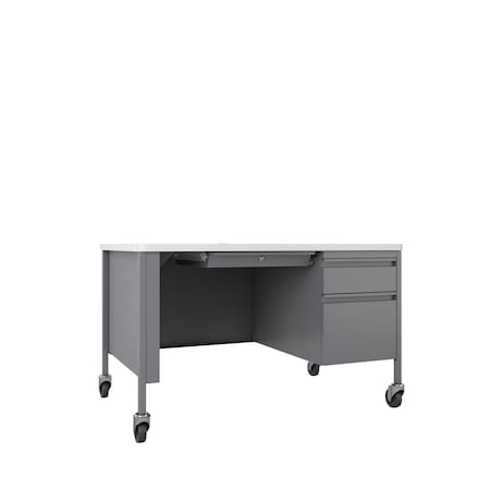 Hirsh Industries Rectangular Office Desk, 30 in D X 29 1/2 in H, 48 in W X 22657