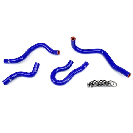 Hps Performance High Temp Reinforced Silicone Heater Coolant Hose Kit, Blue,  57-1769-BLUE