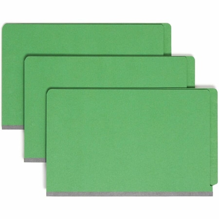 Smead File Folder End Tab, Green, PK10 29785