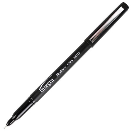Easy-To-Organize Fineliner Ultra Fine Permanent Marker, Black, 12PK EA3746003
