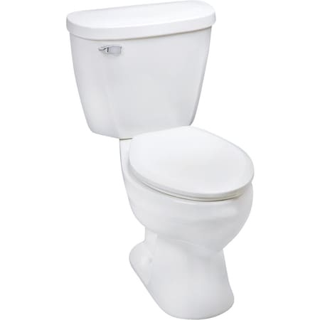 Mansfield Summit SmartHeight Wht Elongated Bowl 1.28 GPF Complete Toilet 4385CTK