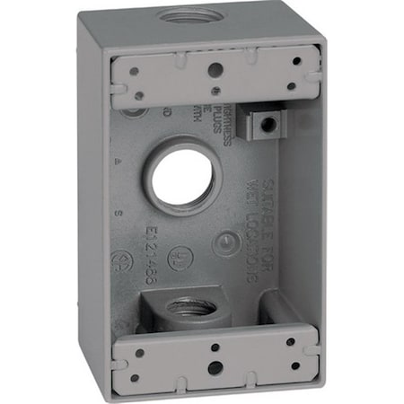 Sigma 14250 1 Gang Weatherproof Outlet Box 3424876