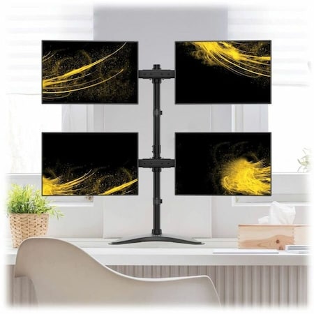 Eaton Tripp Lite Series Quad-Display Desktop Monitor Stand for 13IN to 27IN Flat-Screen Displays DDR1327MQ