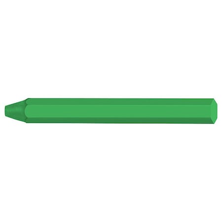 Markal Marking Crayon, 4-3/4 in L, Green, Wax 82339G