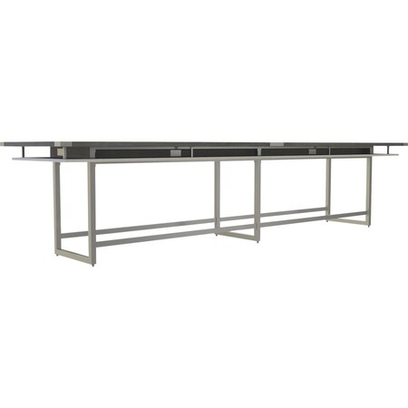 Mirella Conference Table, Steel Frame, Silver MRH16SGY