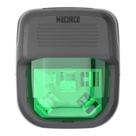 Macurco Strobe, Gray; Green, For Notification/6 MSG-G