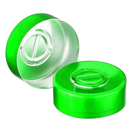 Wheaton Lab Bottle Caps, Green, 20 mm Dia, PK1000 224183-07