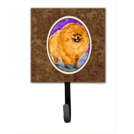 Carolines Treasures 4.25 x 6 in. Pomeranian Leash Or Key Hook SS8681SH4